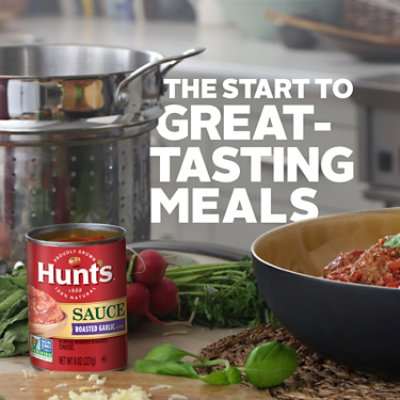 Hunt's Tomato Sauce With Roasted Garlic - 8 Oz - Image 2