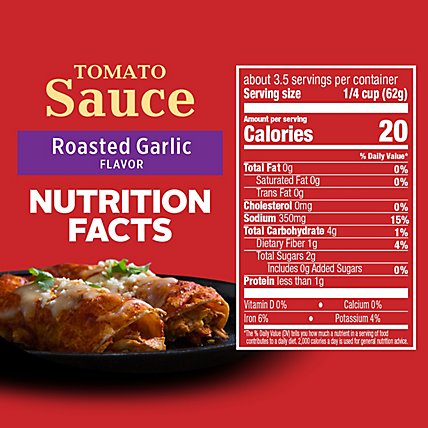 Hunt's Tomato Sauce With Roasted Garlic - 8 Oz - Image 4