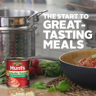 Hunt's Tomato Sauce With Basil Garlic And Oregano - 8 Oz - Image 2