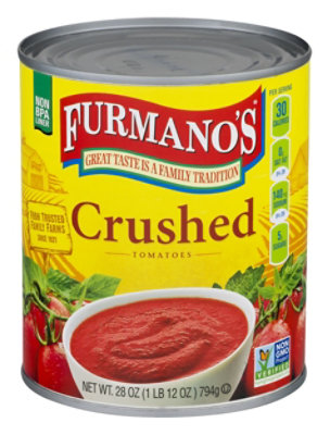 Furmanos Tomatoes Crushed - 28 Oz - Image 1