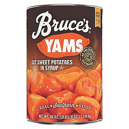 Bruces Yams in Syrup - 40 Oz - Image 3