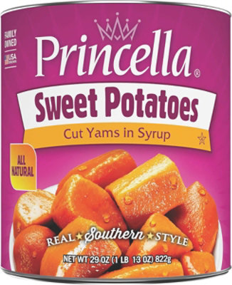 Princella Potatoes Cut Yams In Light Syrup Cut Sweet Potatoes - 29 Oz - Image 2