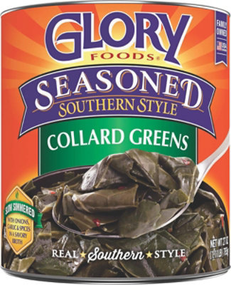 Glory Foods Seasoned Southern Style Greens Collard - 27 Oz - Image 2