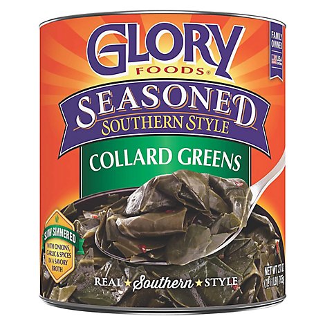 Glory Foods Seasoned Southern Style Greens Collard - 27 Oz