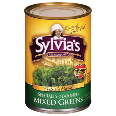 Sylvias Greens Mixed Specially-Seasoned - 14.5 Oz - Image 3