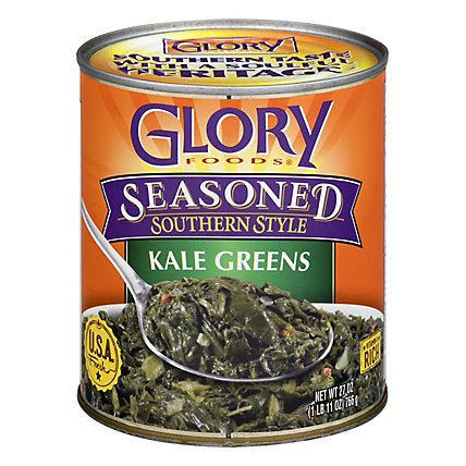 Glory Foods Seasoned Southern Style Greens Kale - 27 Oz - Image 2