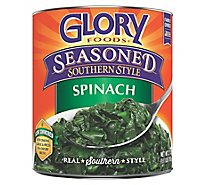 Glory Foods Seasoned Southern Style Spinach - 27 Oz