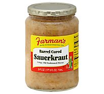 Farmans Sauerkraut Barrel Cured - 24 Oz