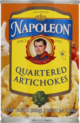 Napoleon Artichoke Hearts Quartered - 13.75 Oz - Image 2