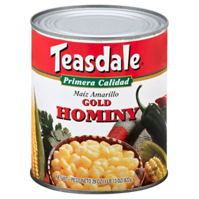 Teasdale White Hominy - 29 Oz - Image 1