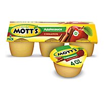 Motts Applesauce Cinnamon Cups - 6-4 Oz