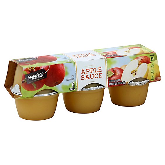 Signature SELECT Apple Sauce Cups - 6-4 Oz