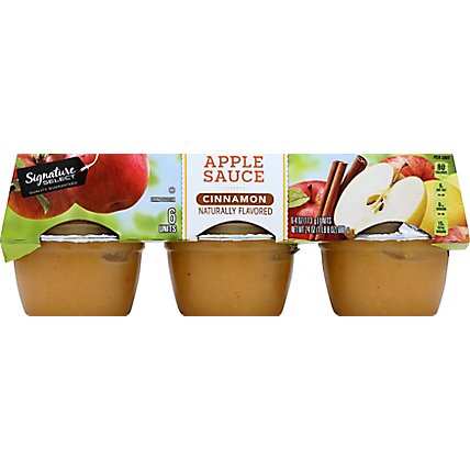 Signature SELECT Apple Sauce Cinnamon Cups - 6-4 Oz - Image 2