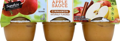 Signature SELECT Apple Sauce Cinnamon Cups - 6-4 Oz - Image 2