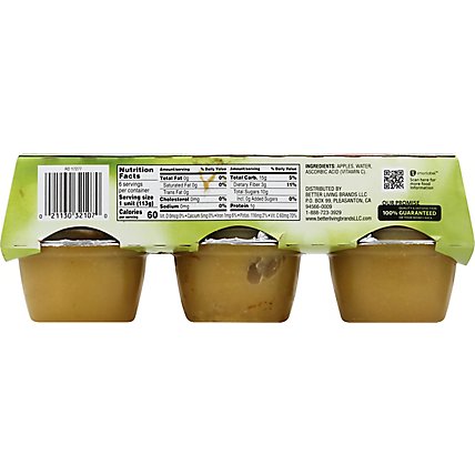 Signature SELECT Apple Sauce Unsweetened Cups - 6-4 Oz - Image 7