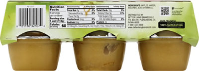 Signature SELECT Apple Sauce Unsweetened Cups - 6-4 Oz - Image 7