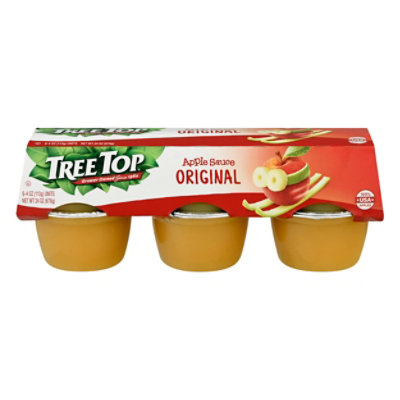 Tree Top Apple Sauce Original Cups - 6-4 Oz - Image 3