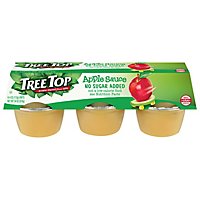 Tree Top Apple Sauce No Sugar Added Cups - 6-4 Oz - Image 2