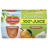 Del Monte Pears Diced California Cups - 4-4 Oz - Image 3