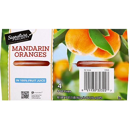 Signature SELECT Mandarin Oranges in Light Syrup Cups - 4-4 Oz - Image 3
