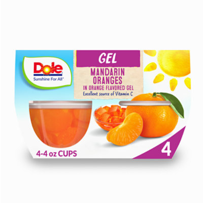 Dole Mandarins in Orange Gel Cups - 4-4.3 Oz - Image 2
