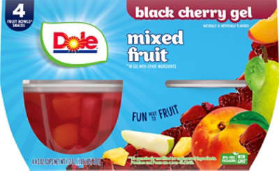 Dole Mixed Fruit in Black Cherry Gel Cups - 4-4.3 Oz - Image 3