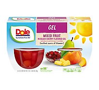 Dole Mixed Fruit in Black Cherry Gel Cups - 4-4.3 Oz