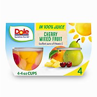 Dole Cherry Mixed Fruit in 100% Fruit Juice Cups - 4-4 Oz - Image 3