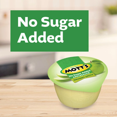 Motts No Sugar Added Granny Smith Applesauce Cups - 6-3.9 Oz - Image 3