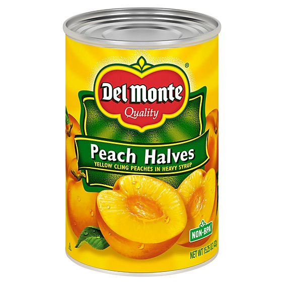 Del Monte Peaches Halves - 15.25 Oz