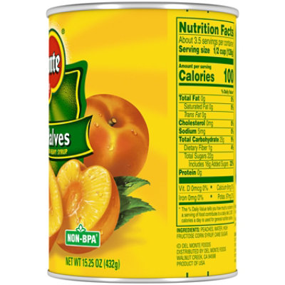 Del Monte Peaches Halves - 15.25 Oz - Image 5