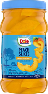 Dole Peaches Sliced in 100% Fruit Juice - 23.5 Oz - Image 3