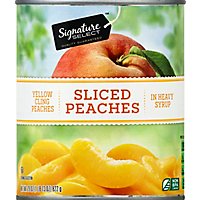 Signature SELECT Peaches Sliced in Heavy Syrup Can - 29 Oz - Image 2