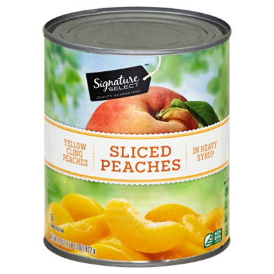 Signature SELECT Peaches Sliced In Heavy Syrup Can - 29 Oz - Randalls