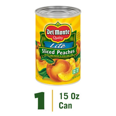 Del Monte Peaches Sliced Lite in Extra Light Syrup - 15 Oz - Image 3