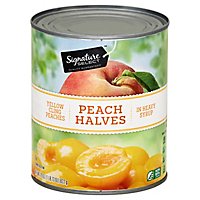 Signature SELECT Peaches Halves in Heavy Syrup Can - 29 Oz - Image 1