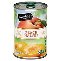 Signature SELECT Peaches Halves in Heavy Syrup Can - 15.25 Oz - Image 1
