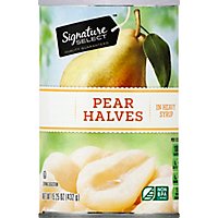 Signature SELECT Pear Halves Bartlett in Heavy Syrup - 15.25 Oz - Image 2