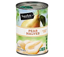 Signature SELECT Pear Halves Bartlett in Heavy Syrup - 15.25 Oz