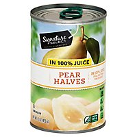 Signature SELECT Pear Halves in 100% Juice Can - 15 Oz - Image 1
