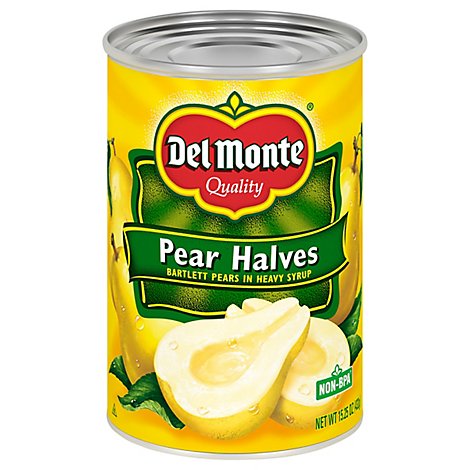 Del Monte Pears Halves Northwest in Heavy Syrup - 15.25 Oz