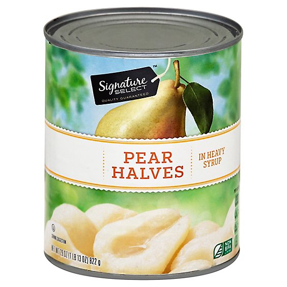 Signature SELECT Pear Halves in Heavy Syrup Can - 29 Oz