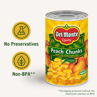 Del Monte Peaches California Chunks - 15.25 Oz - Image 2