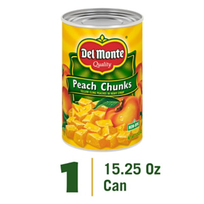 Del Monte Peaches California Chunks - 15.25 Oz - Image 3