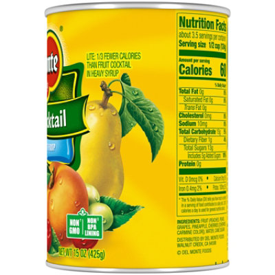 Del Monte Fruit Cocktail Classic Lite - 15 Oz - Image 5