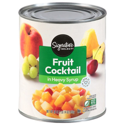 Signature SELECT Fruit Cocktail in Heavy Syrup Can - 30 Oz
