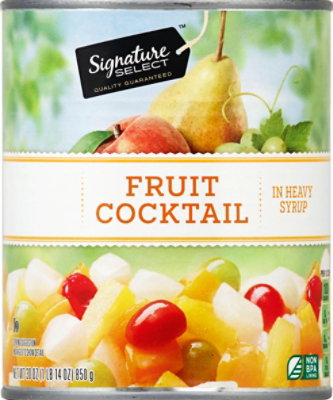 Signature SELECT Fruit Cocktail in Heavy Syrup Can - 30 Oz - Image 2