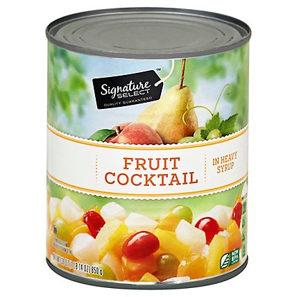 Signature SELECT Fruit Cocktail in Heavy Syrup Can - 30 Oz - Image 1