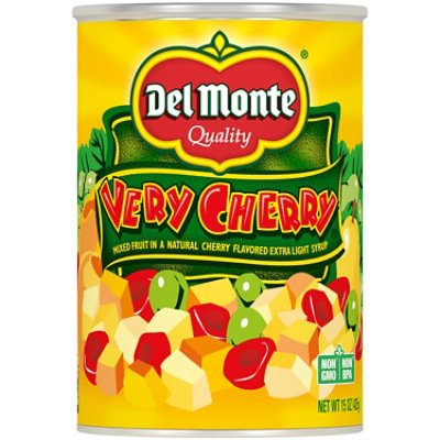 Del Monte Very Cherry Flavored Mixed Fruit in Extra Light Syrup - 15 Oz