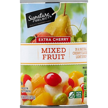 Signature SELECT Mixed Fruit Extra Cherry Can - 15 Oz - Image 2